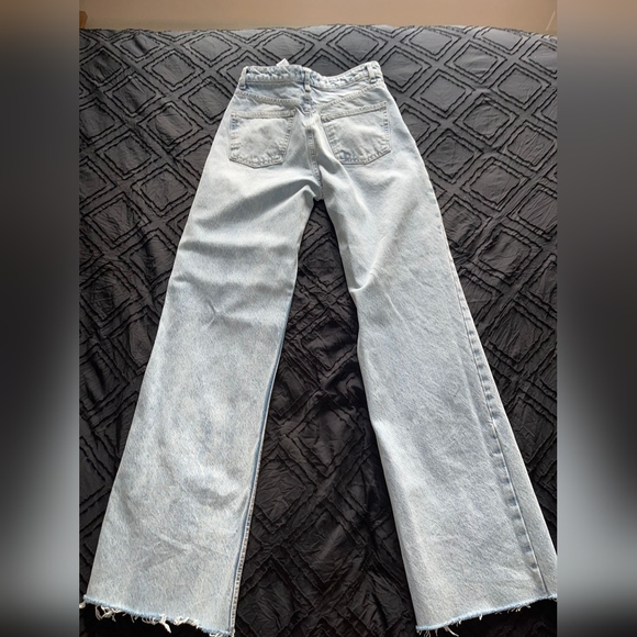 Zara wide leg jean pants - Picture 4 of 12